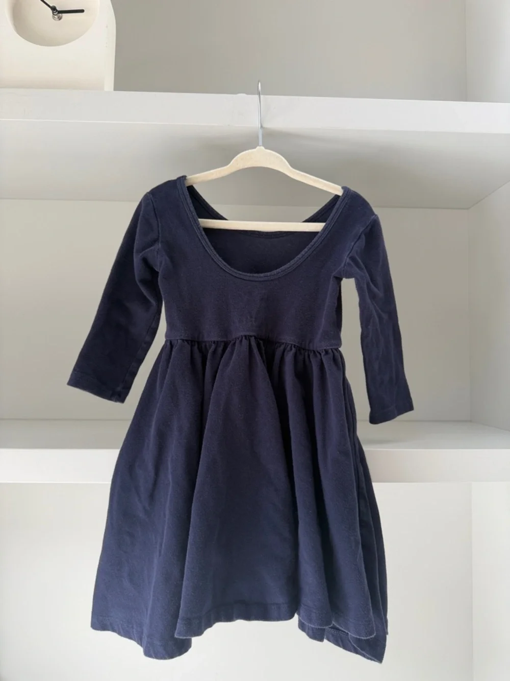 Alice + Ames Classic Navy Long-Sleeve Twirl Dress for Kids - Picture 2 of 2